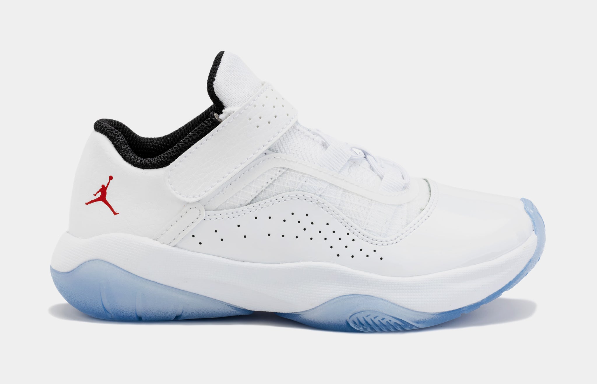 White and blue cheap jordan 11 low