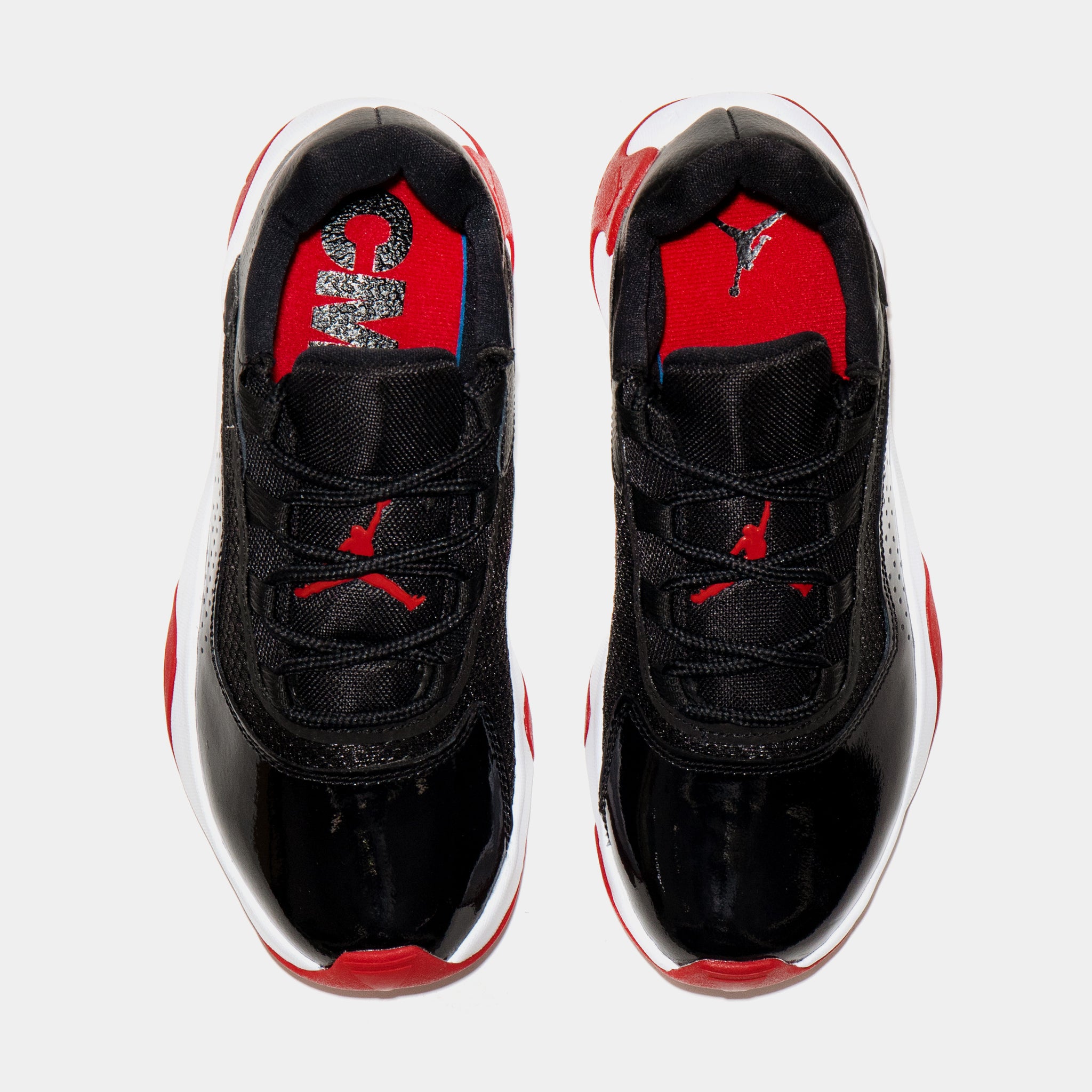 Jordan 11 red grade school best sale