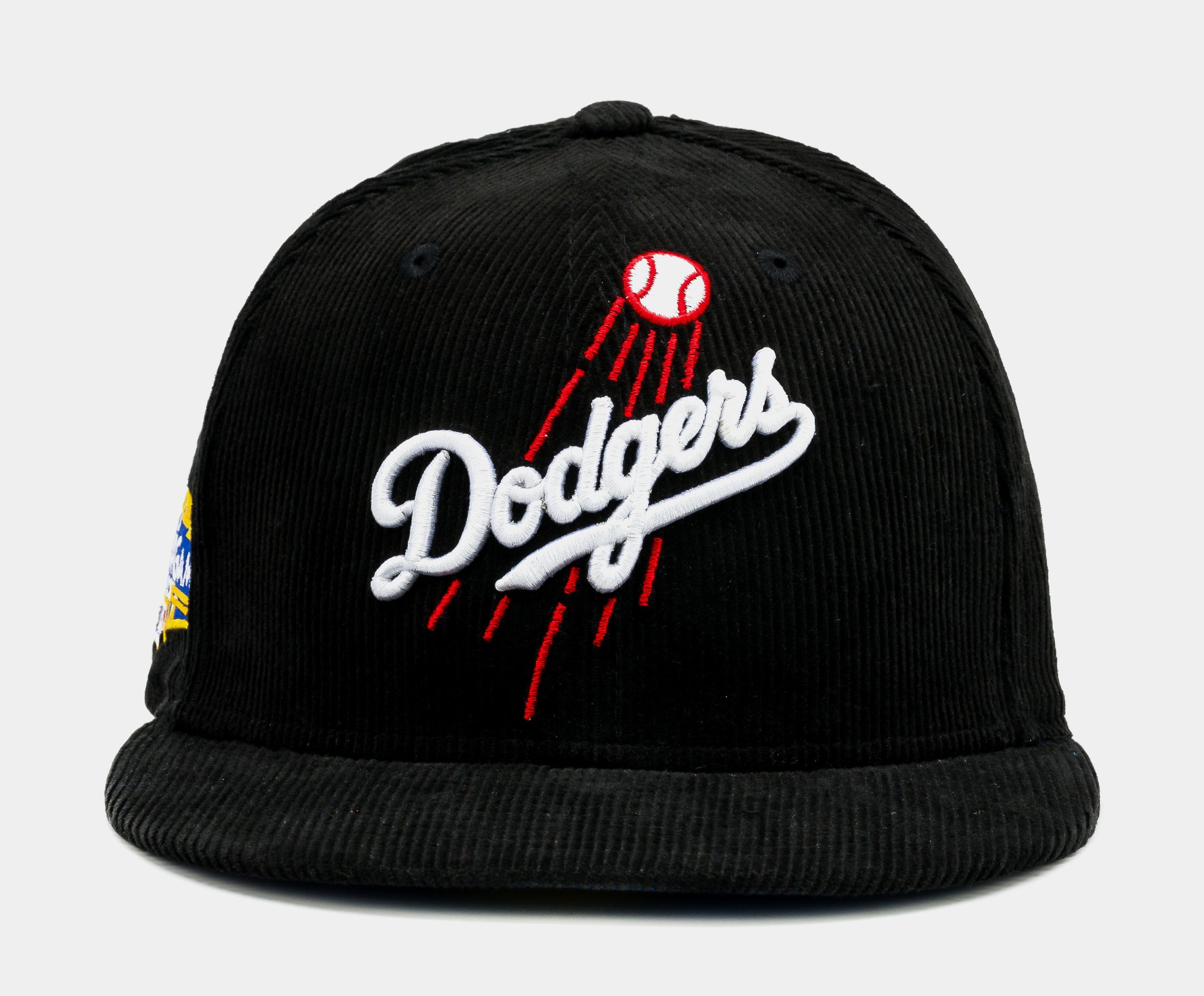 Shoe Palace Exclusive Los Angeles Dodgers Everyday Corduroy 59Fifty Fitted  Mens Hat (Black/Blue)