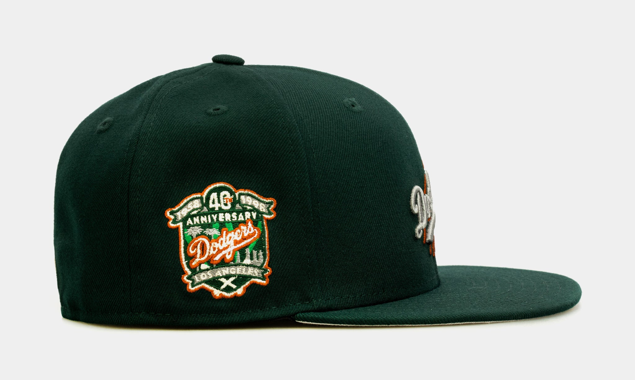 SP Exclusive St. Patty's Day Los Angeles Dodgers 59Fifty Mens Fitted Hat  (Dark Green)