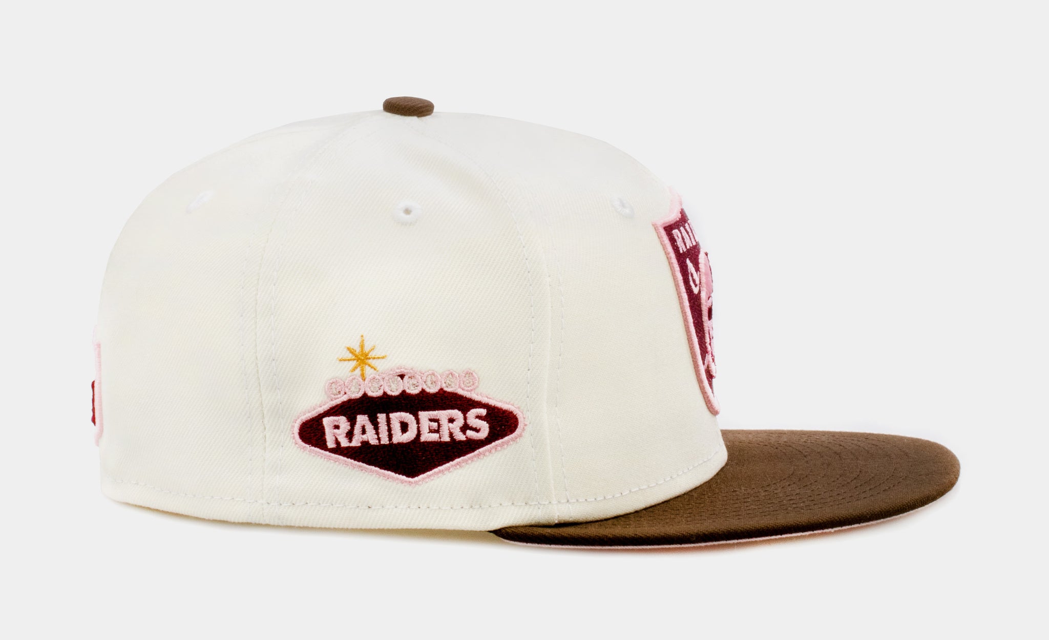 New Era Shoe Palace Collection Las Vegas Raiders 59FIFTY Mens Fitted Hat (White/Black)