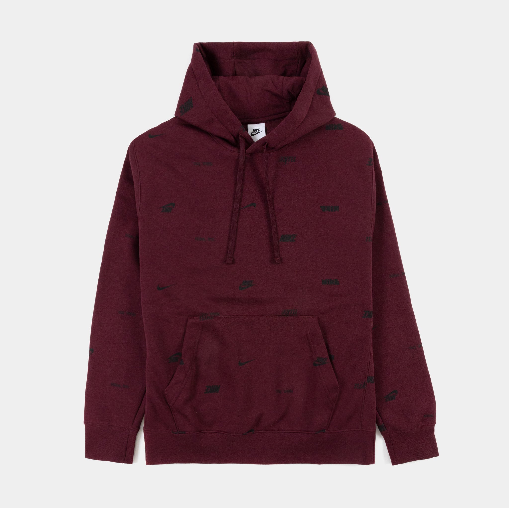 Burgundy mens nike cheap hoodie