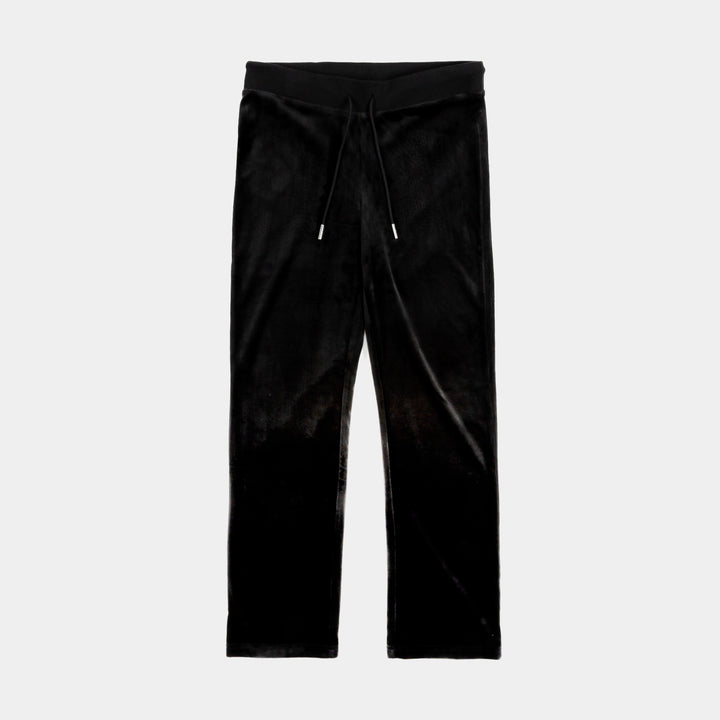 Juicy Couture black label embroidered crest velour cuffed track pants | ASOS