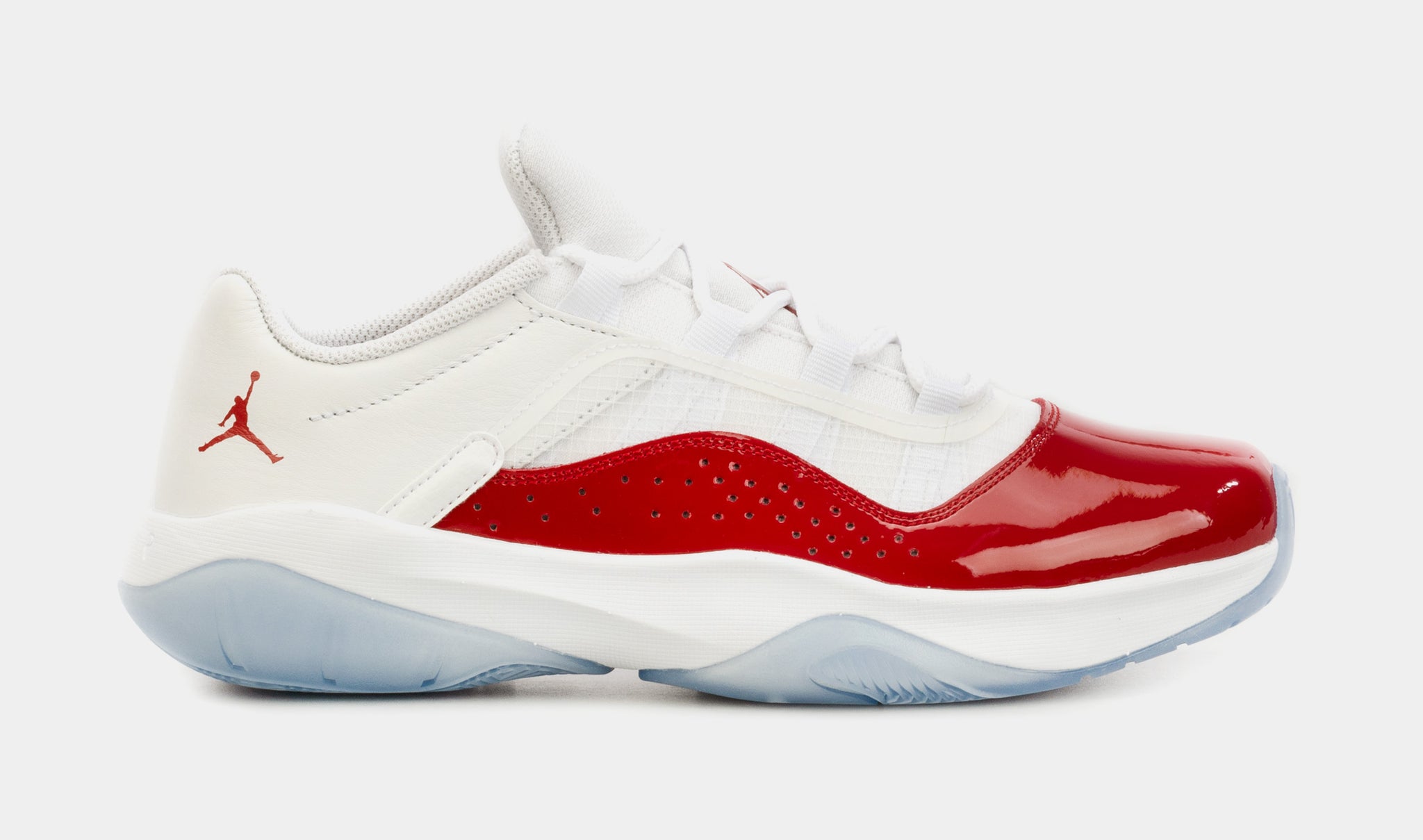 Jordan 11 white and cheap red low