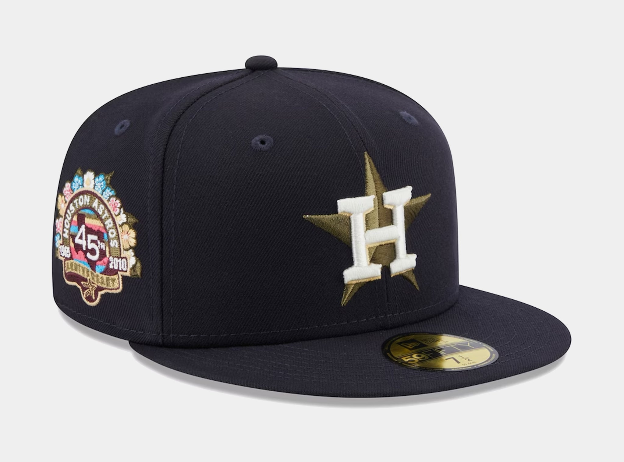 New Era Houston Astros Corduroy Golfer Mens Hat (Grey)