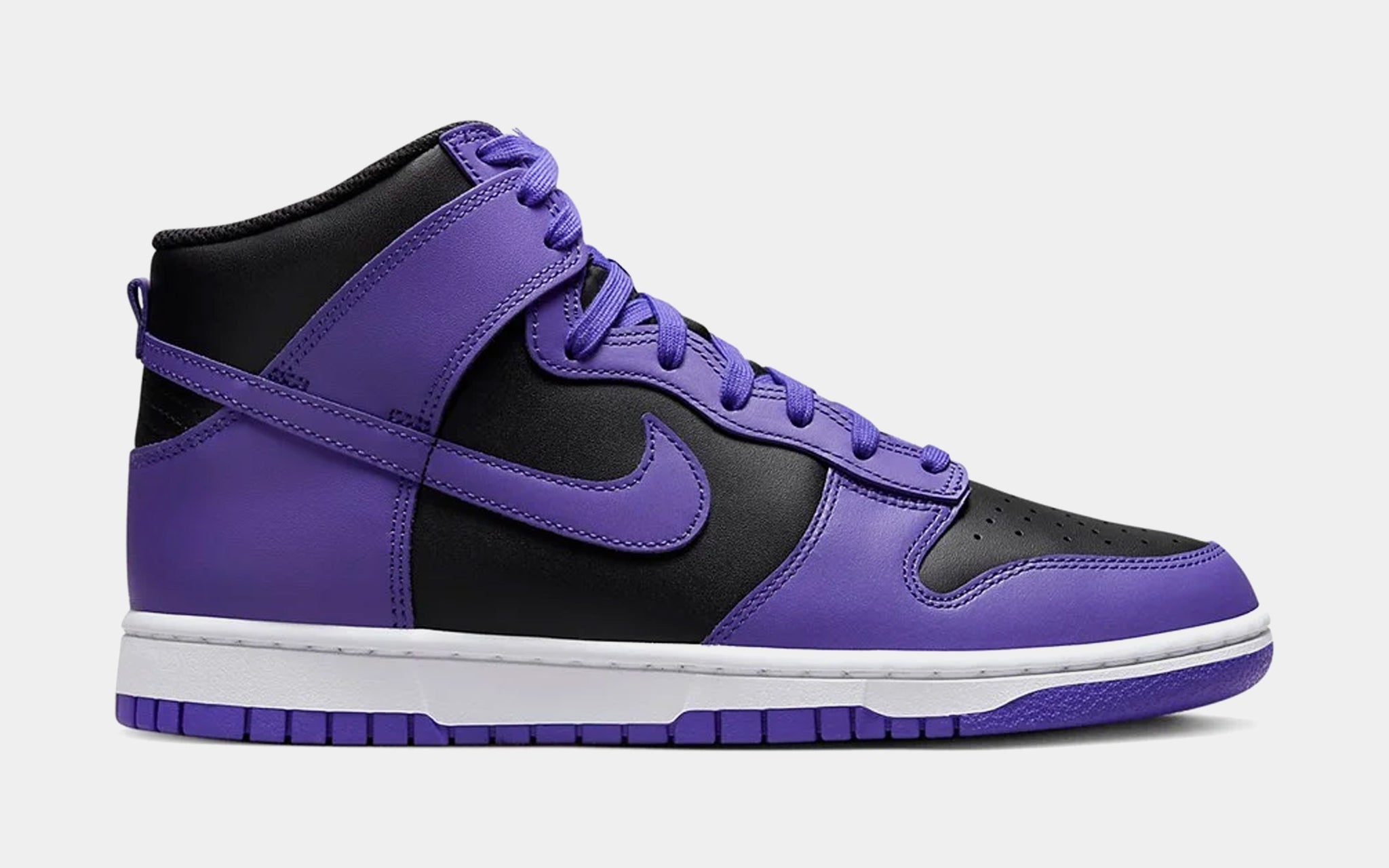 Nike Dunk High Psychic Purple Mens Lifestyle Shoes Purple Black