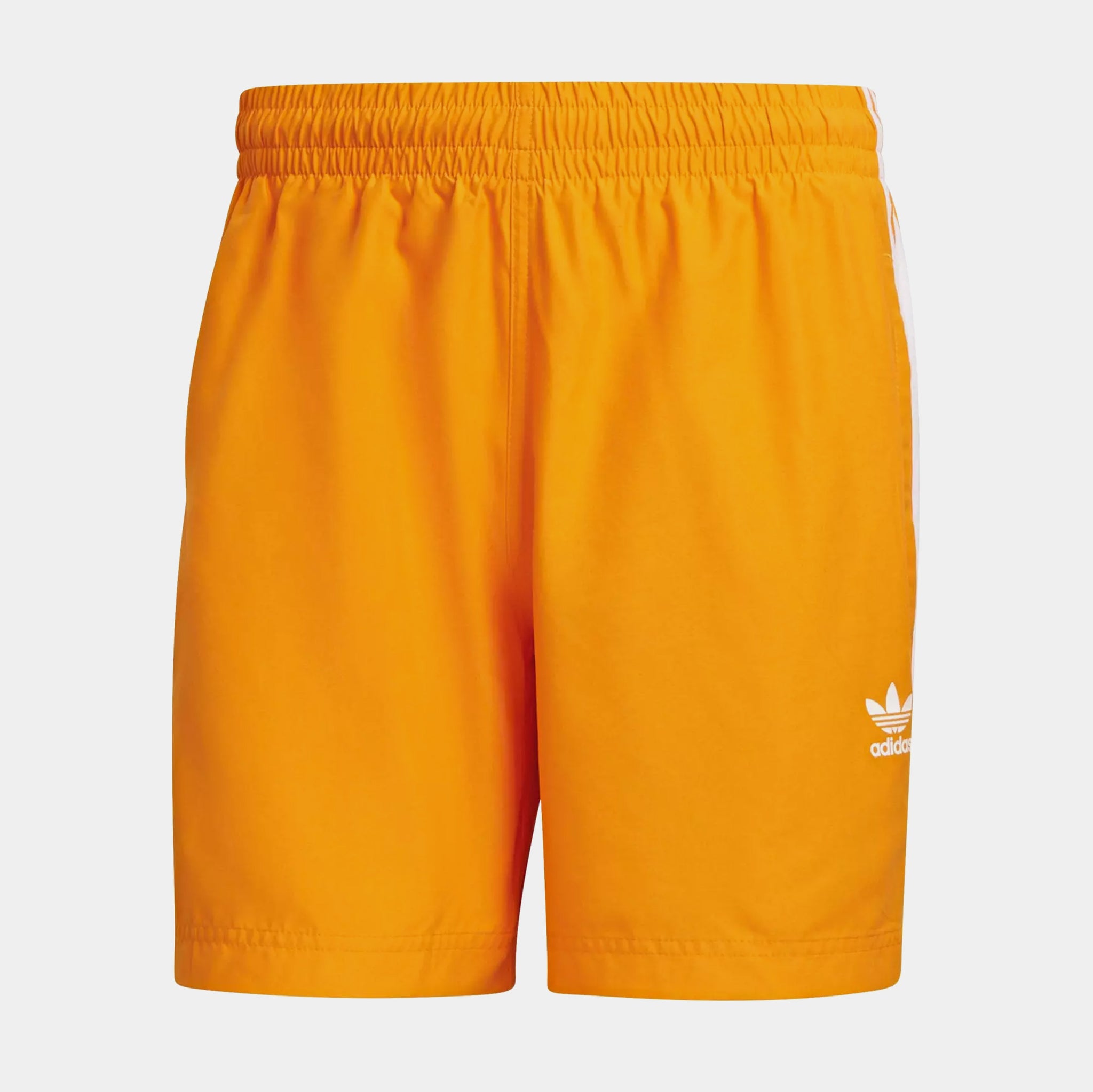 Classic 3-Stripe Swim Short Mens Shorts (Yellow/Orange)