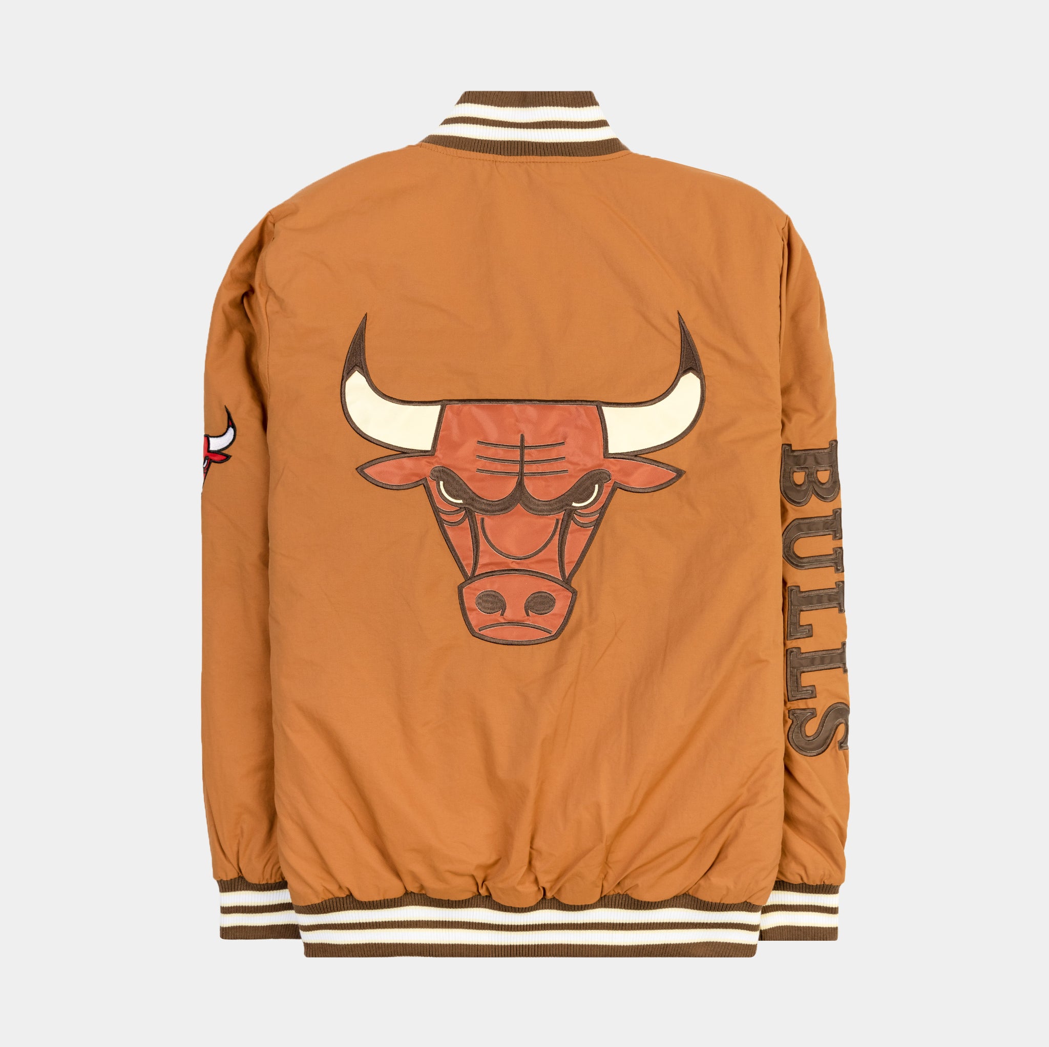 Starter Shoe Palace Exclusive Chicago Bulls Mens Jacket Brown