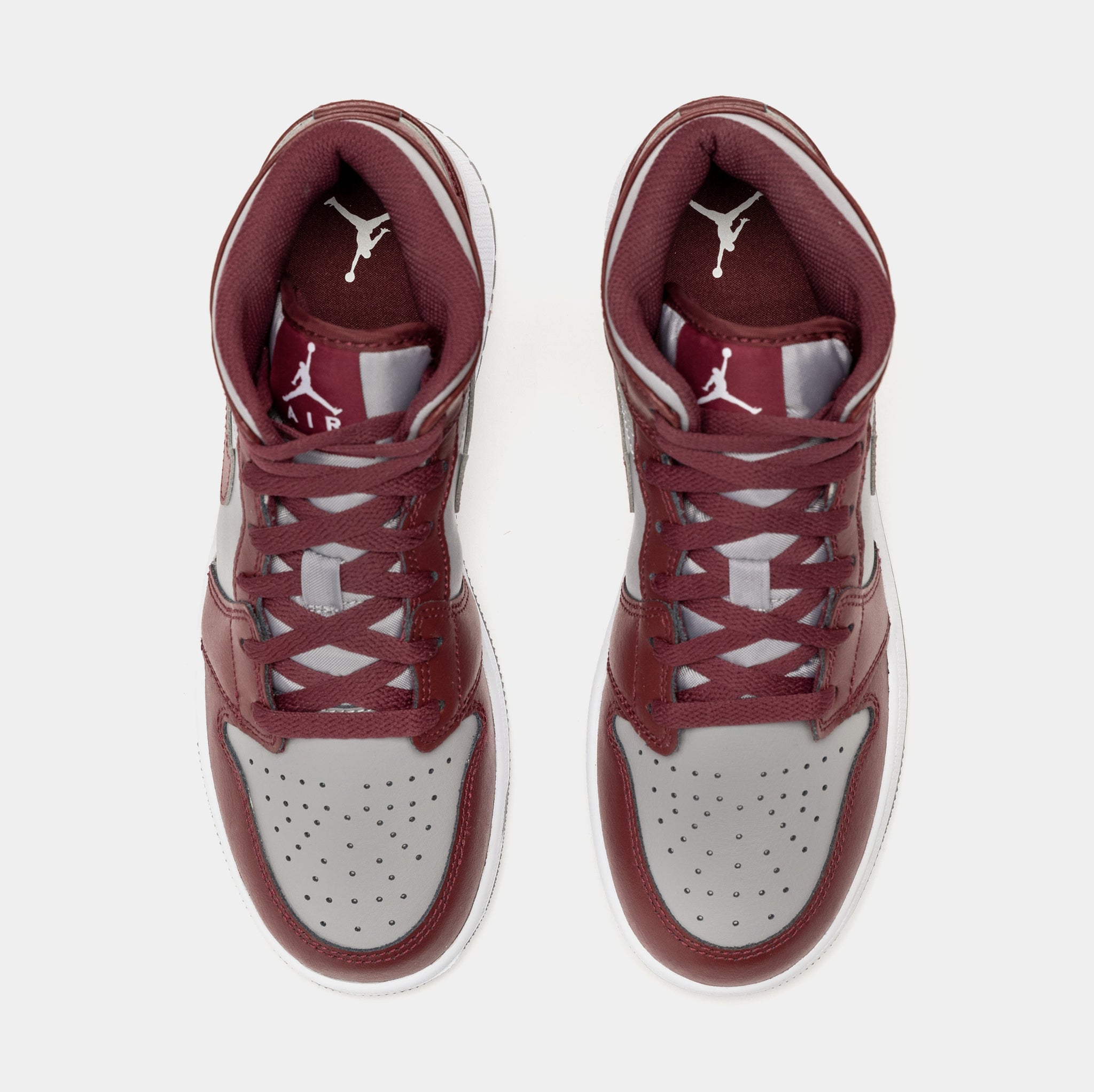 Jordan 1 Mid Fleece Utility [PEARL RED PINK] Standing Sneaker Putter C –  SneakerPutt