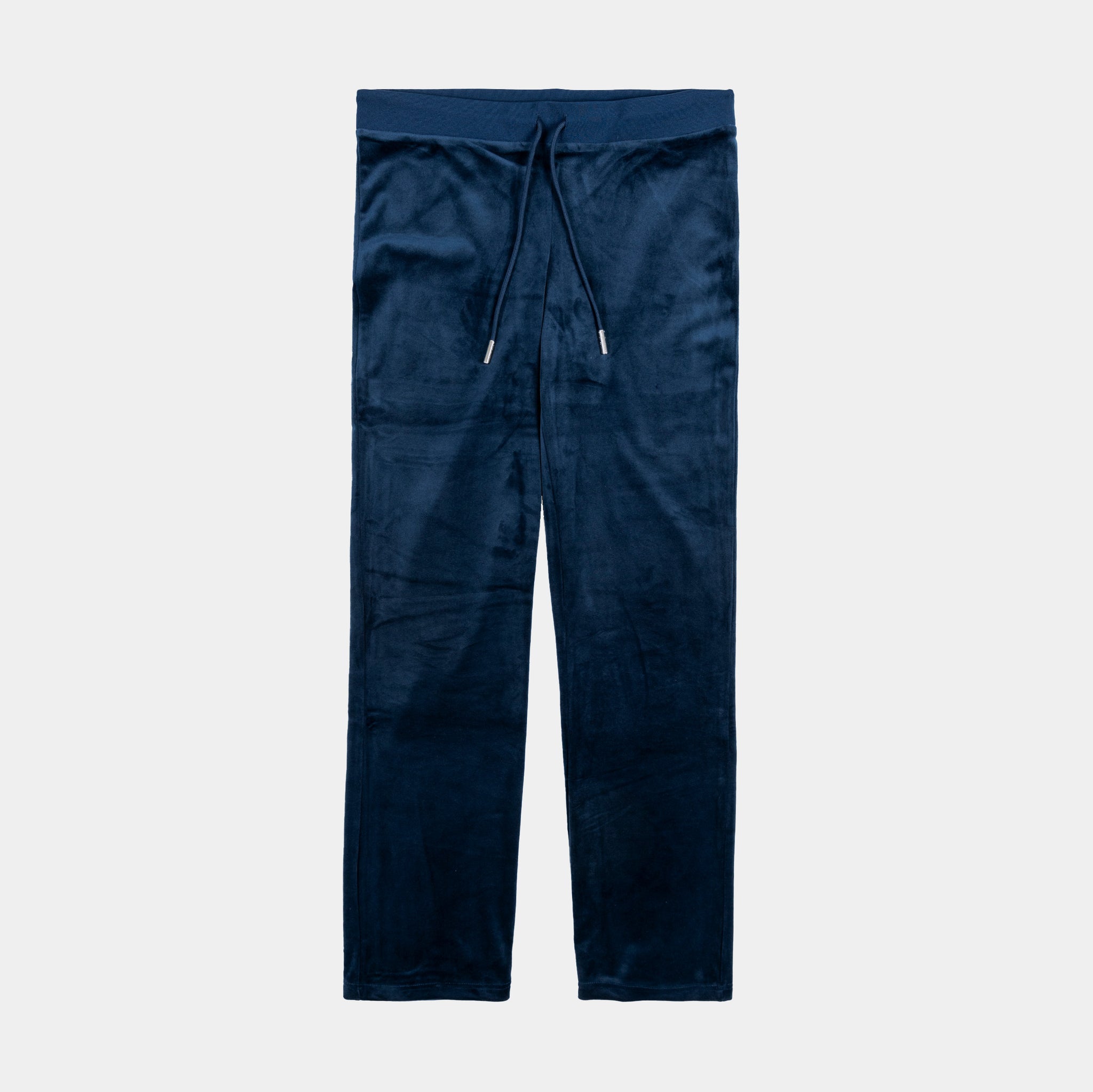 SIKSILK VELOUR TRACK PANTS - Tracksuit bottoms - navy/dark blue 