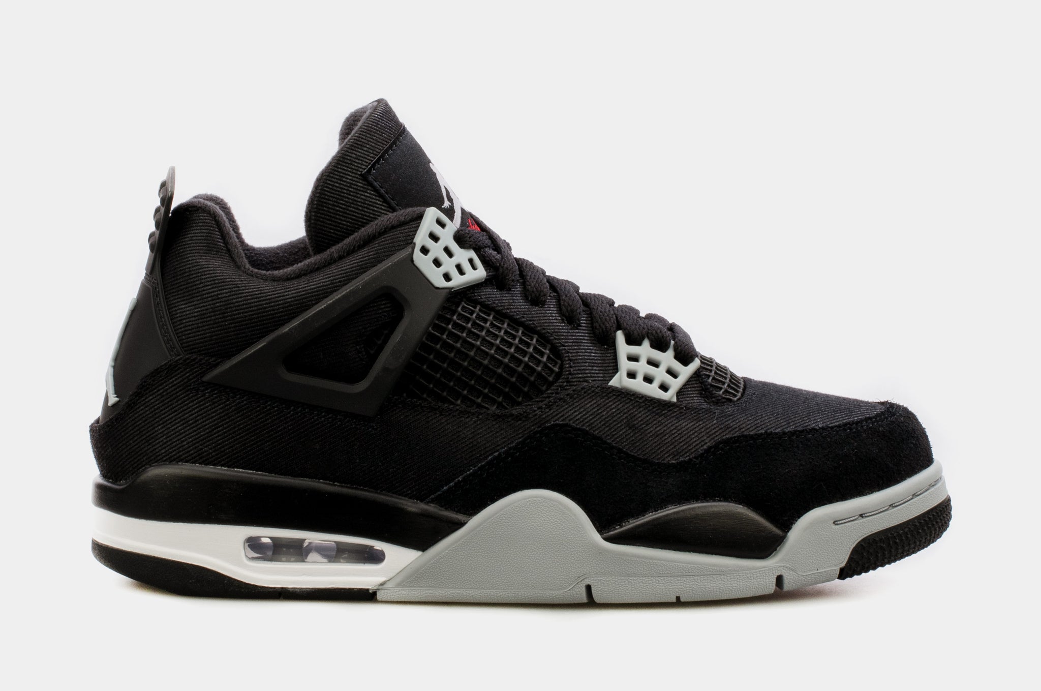 Jordan Air Jordan 4 SE Black Canvas Mens Lifestyle Shoes Black