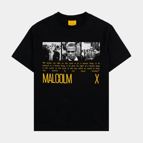 SP x Malcolm X Our Rights Mens Short Sleeve Shirt (Black)