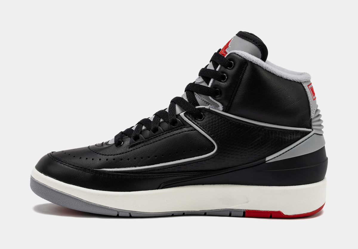 Jordan Air Jordan 2 Retro Black Cement Grade School Lifestyle Shoes ...