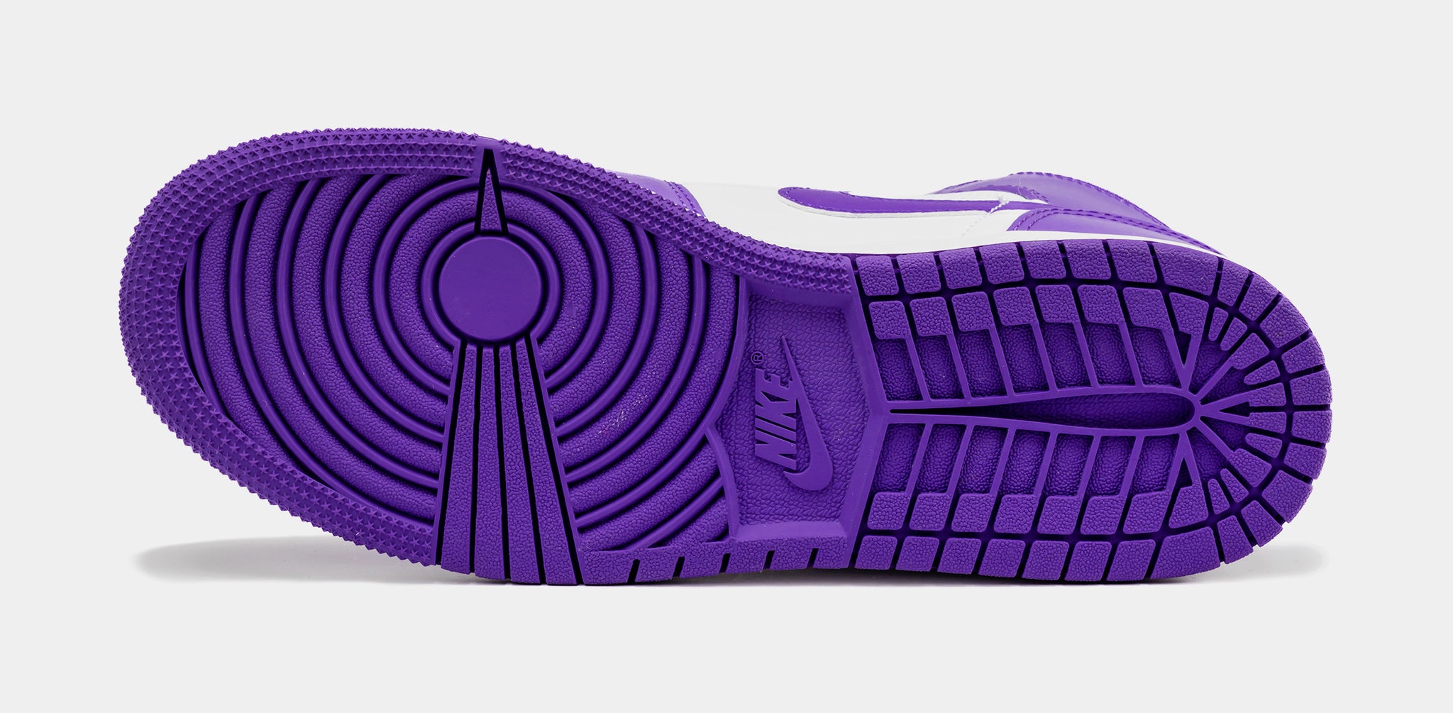 Purple cheap bottom jordans