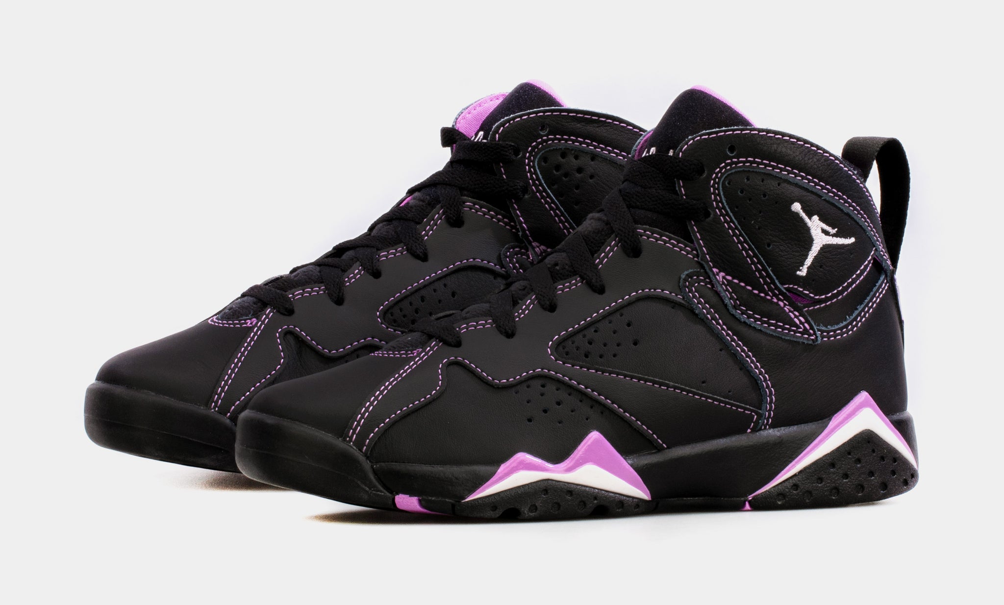 White pink and purple cheap jordan 7s