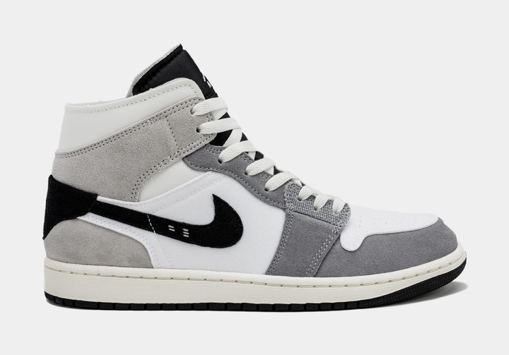 Jordan Air Jordan 1 Retro Mid SE Light Steel Grey Womens Lifestyle