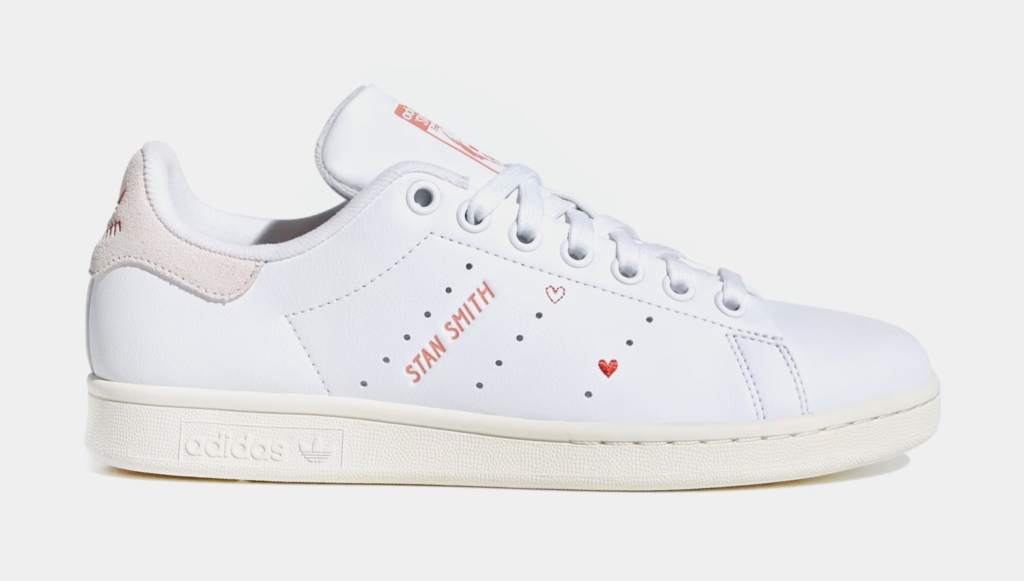 Stan Smith Womens Lifestyle Shoes (White/Red)
