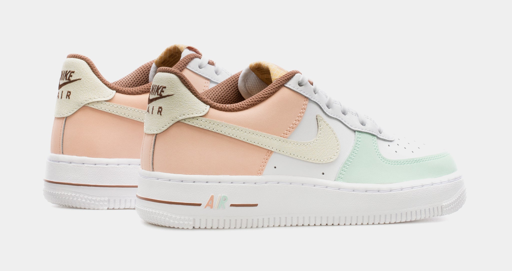 Nike Air Force 1 LV8 Grade School Lifestyle Shoes White Pink