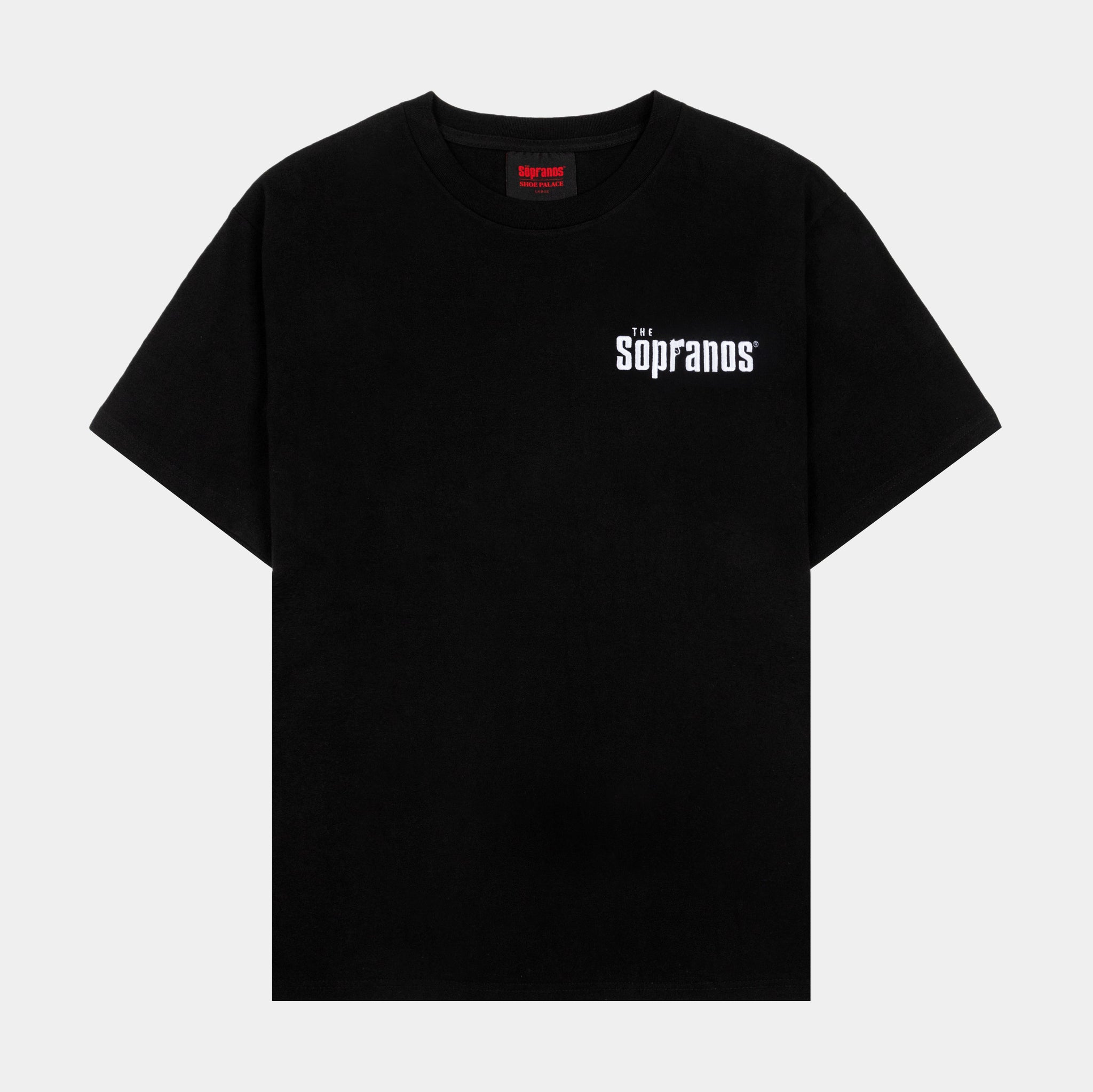 SP X The Sopranos Portrait Mens Short Sleeve Shirt (Black)