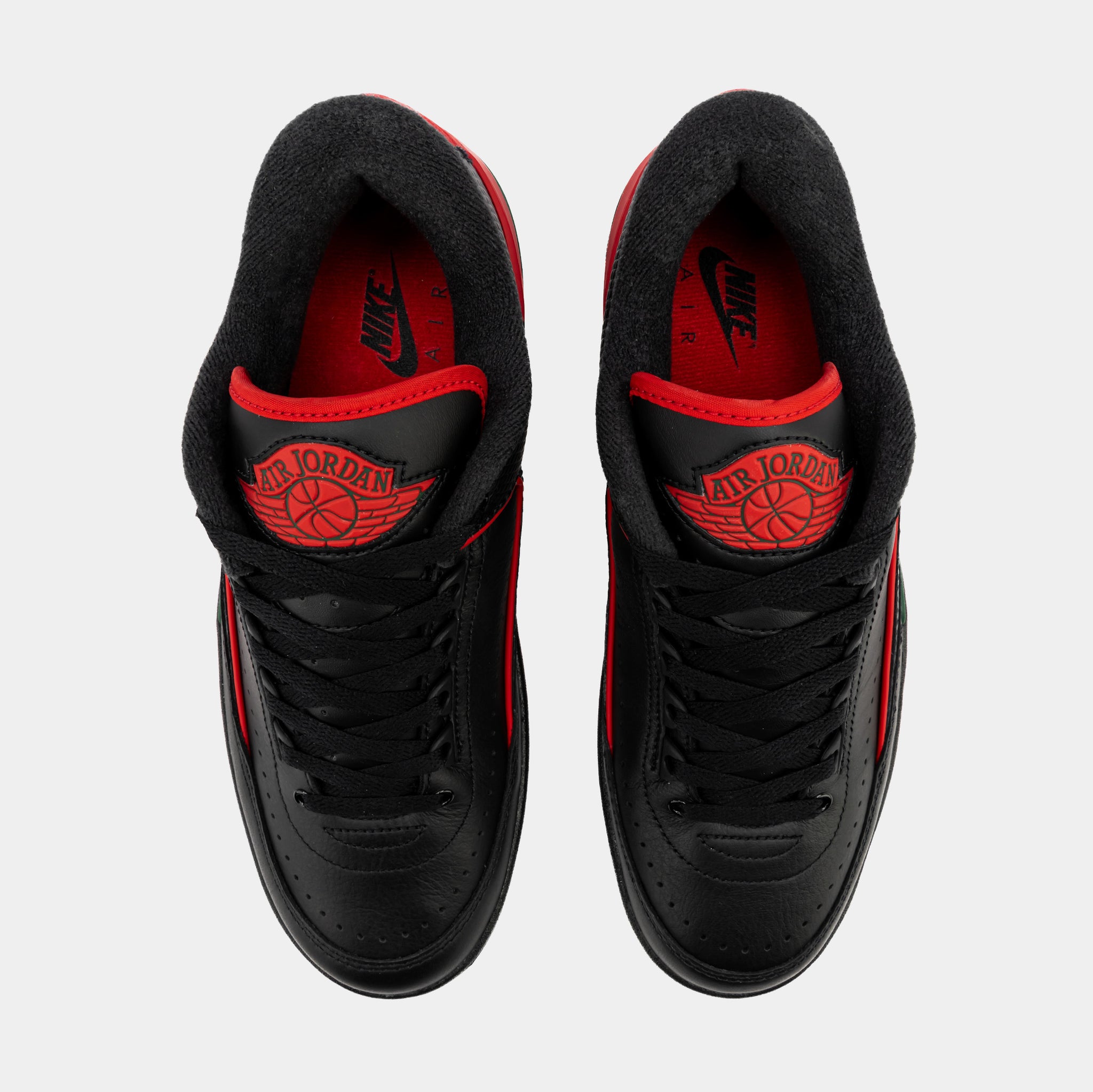 Jordan Air Jordan 2 Retro Low Christmas Mens Lifestyle Shoes Black Fire Red DV9956 006 Shoe Palace