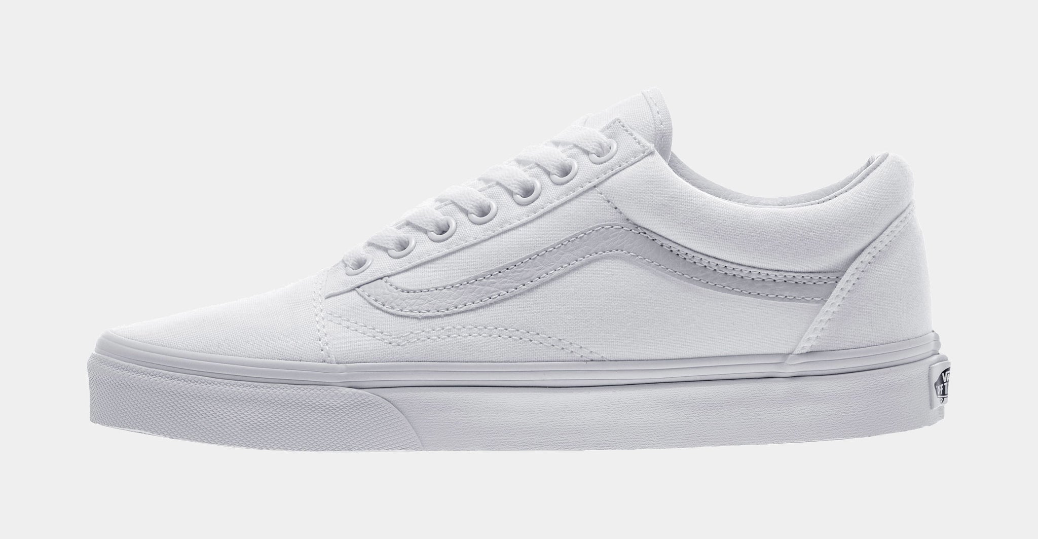 Old Skool Low Mens Skateboarding Shoe White