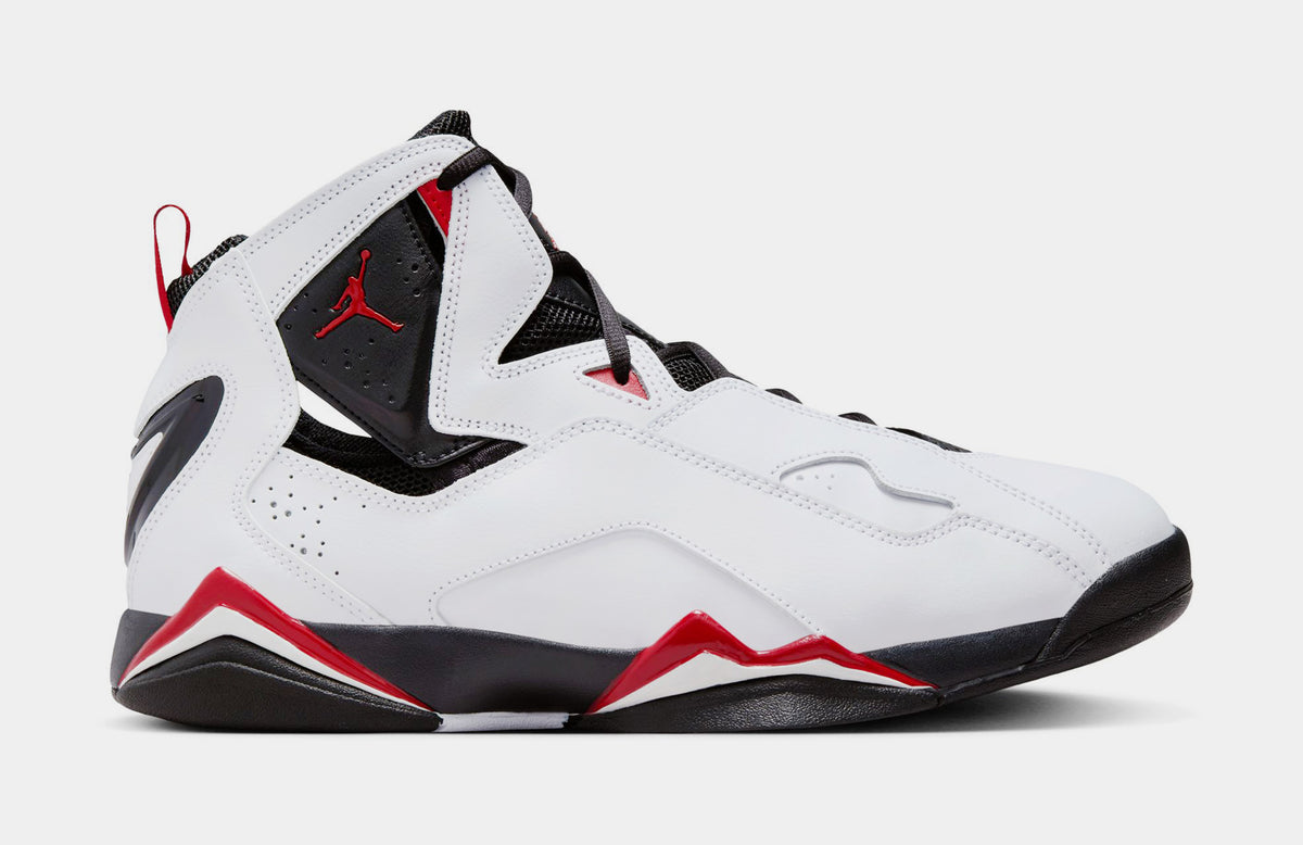 Jordan True Flight Mens Basketball Shoes White Varsity Red Black 342964 ...