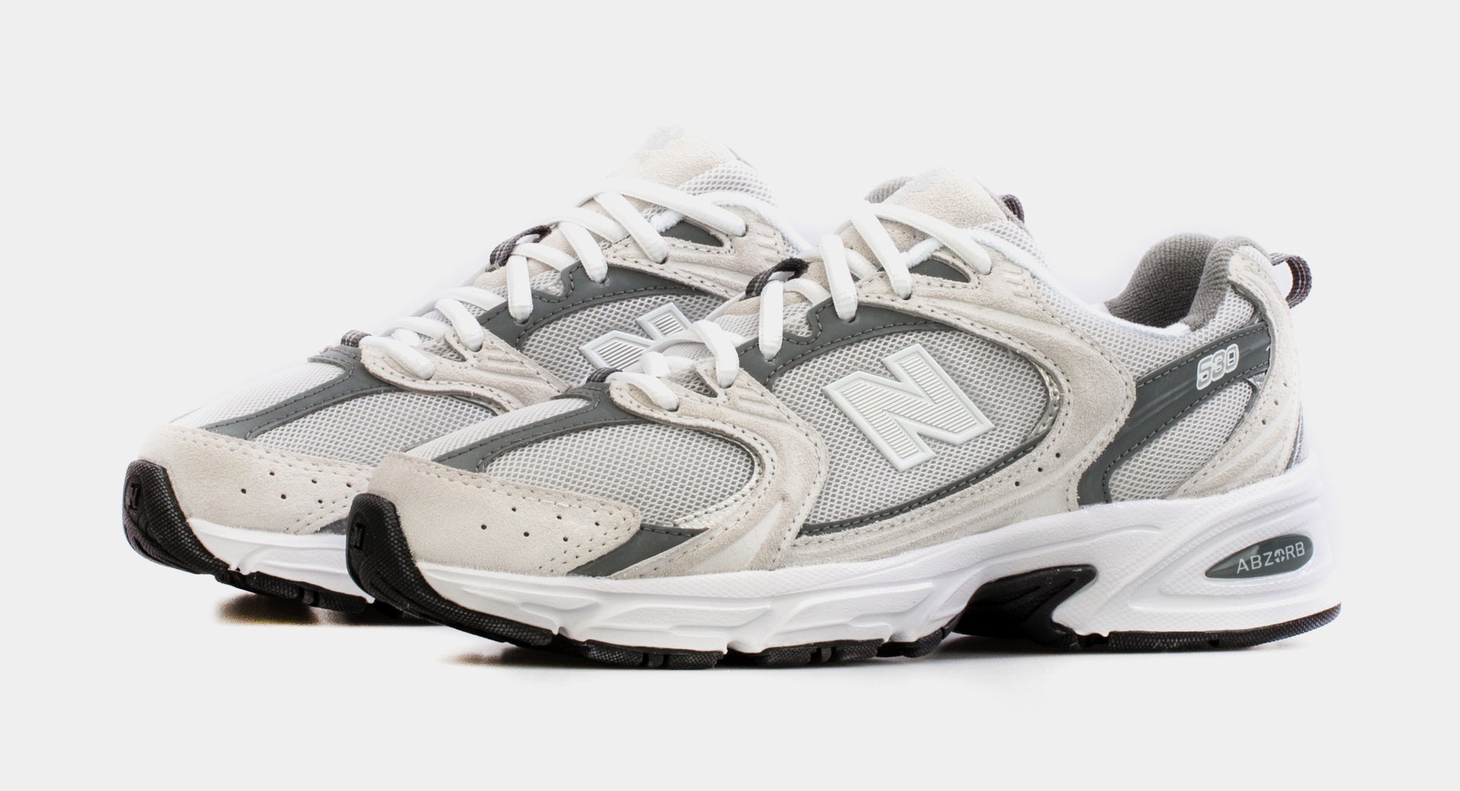 New Balance MR530 Mens Running Shoes Grey White MR530CB – Shoe Palace