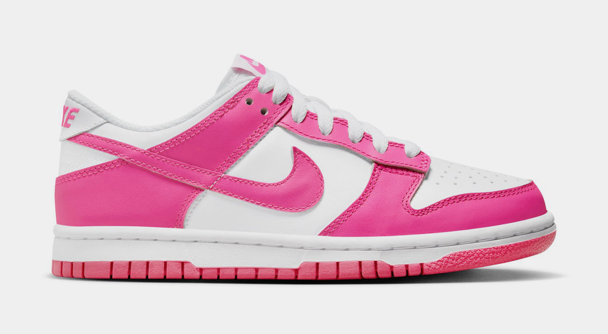 Nike Dunk Low Laser Fuchsia Grade School Lifestyle Shoes White Laser ...