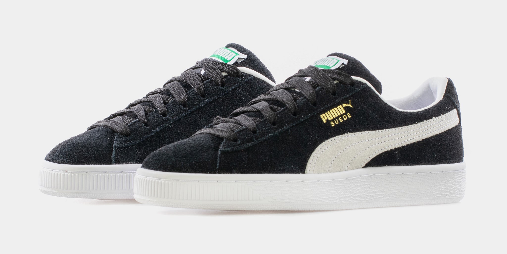 Ladies black hotsell suede puma trainers