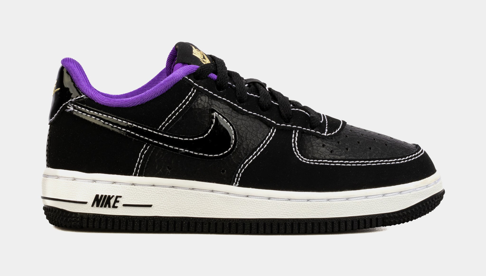 Preschool black air store force ones