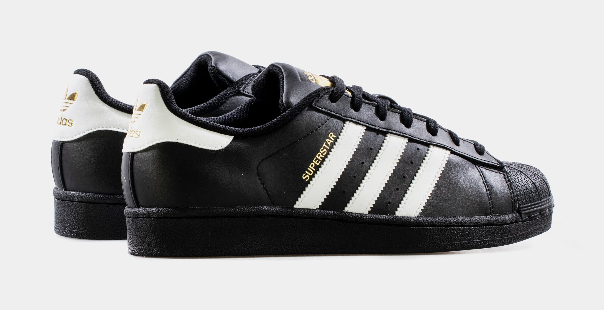 Gold and white outlet shell toe adidas