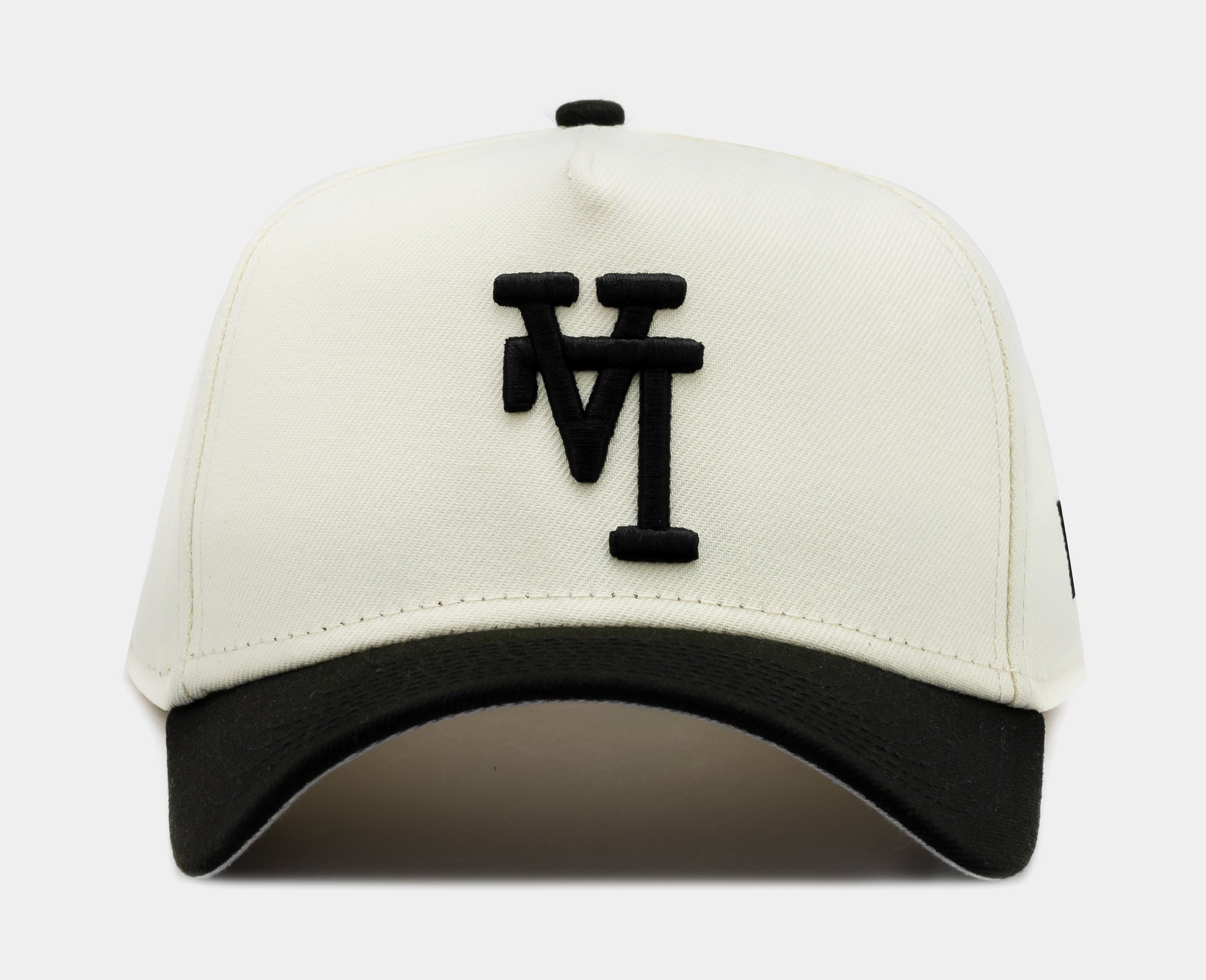 Los Angeles Dodgers Upside Down Logo 9Forty Snapback Mens Hat (Beige/Black)