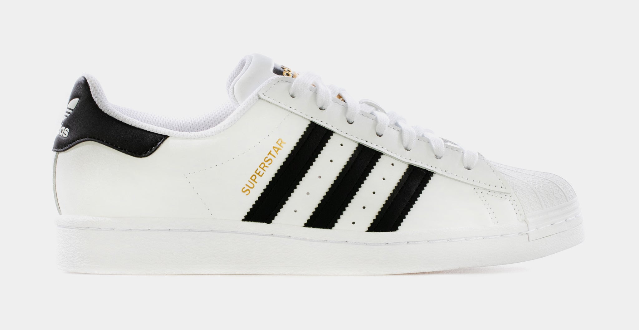 Adidas kids' superstar foundation shop grade school shoes  white/black