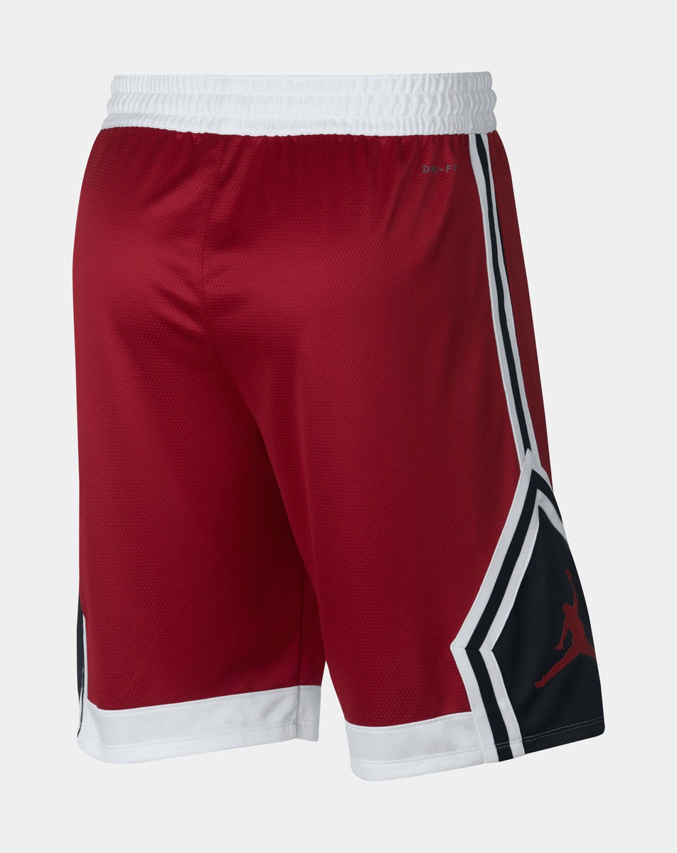 Jordan Air Jordan Rise Diamond Mens Basketball Shorts Gym Red White ...