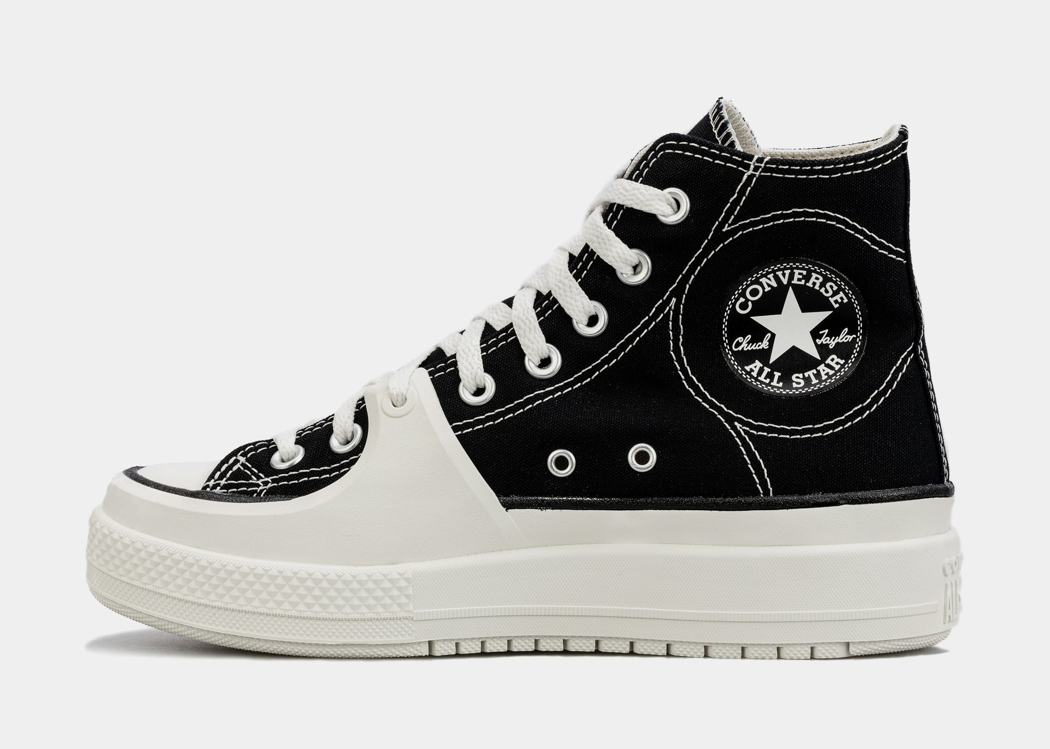 Converse Chuck Taylor All Star Construct Mens Lifestyle Shoes Black ...
