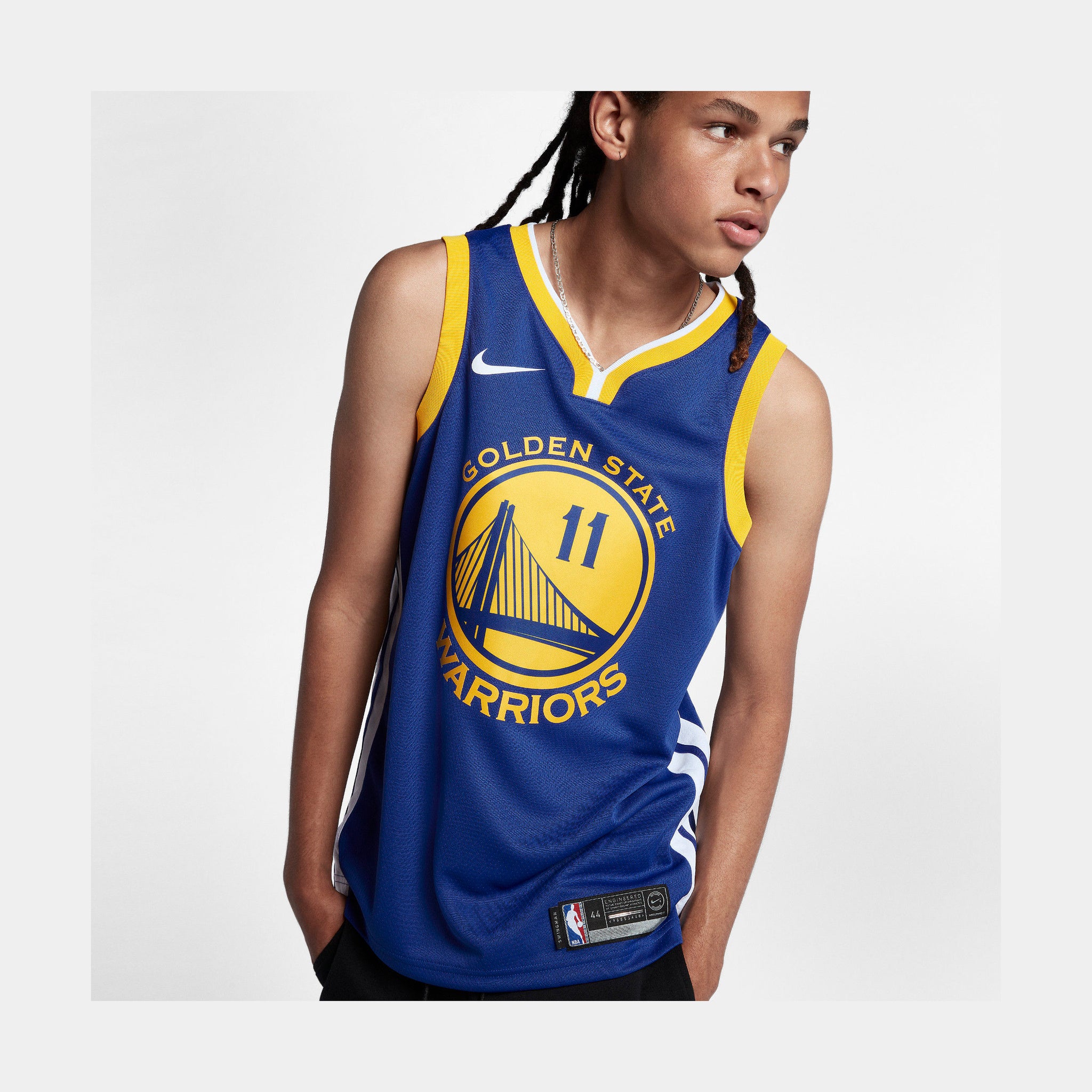 Youth Nike Klay Thompson Royal Golden State Warriors Swingman Jersey - Icon Edition Size: Large